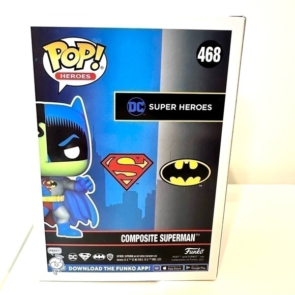 Pop Heroes Composite Superman #468 vinyl figure figurine DC superhero cartoon - Picture 2 of 6